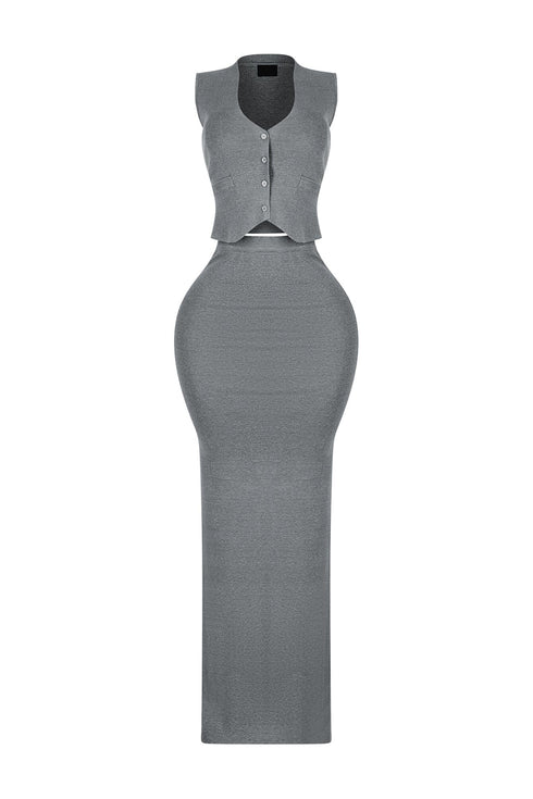 Douce Sweater Top & Skirt SET